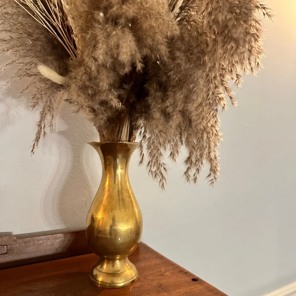 Vintage brass vase